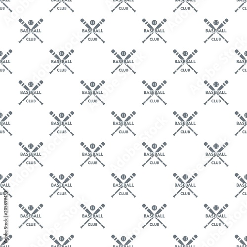 Baseball club pattern vector seamless repeat for any web design