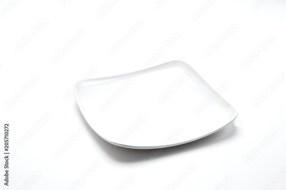 white plate isolated on white white plate isolated on white