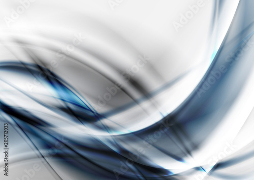 Blue grey tech futuristic wavy background