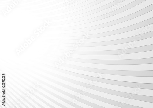 Abstract grey wavy stripes vector background