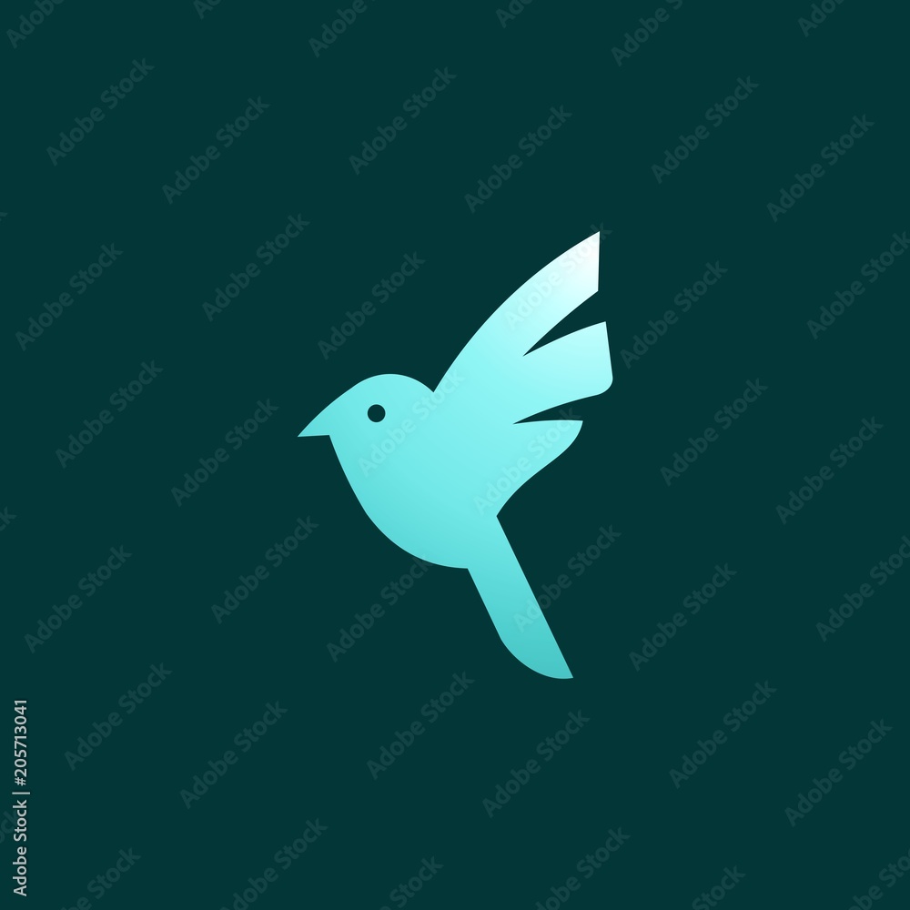 Abstract Bird Logo design vector template, Flying Wings Bird Logo abstract design vector Abstract Bird Logo design vector template, Flying Wings Bird Logo abstract design vector