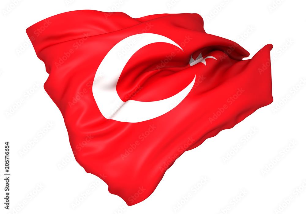 Fototapeta premium トルコ国旗