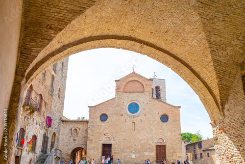 The medieval architectures of San Giminiano