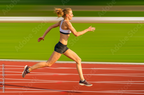 Läufer im Sprint beim Sport