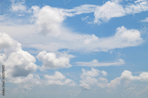 Sky and cloud ,Good weather day background.