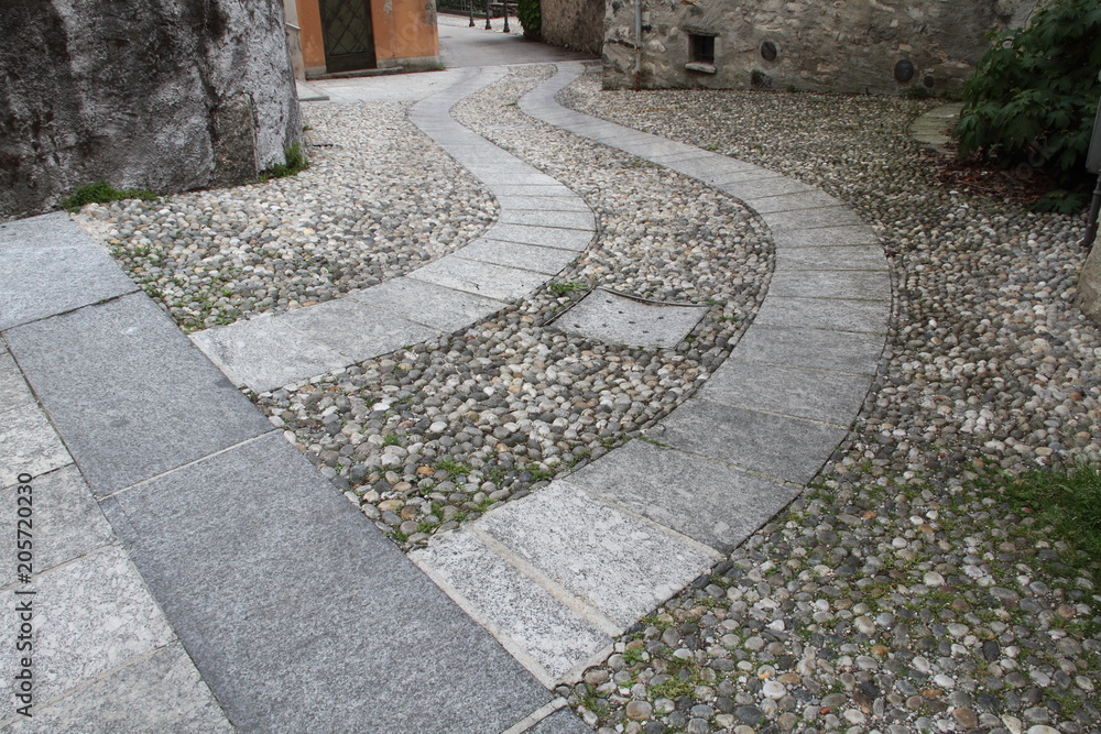 antica strada pietra borgo italia antica strada pietra borgo italia