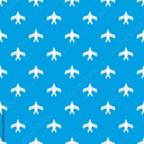 Airliner pattern vector seamless blue repeat for any use