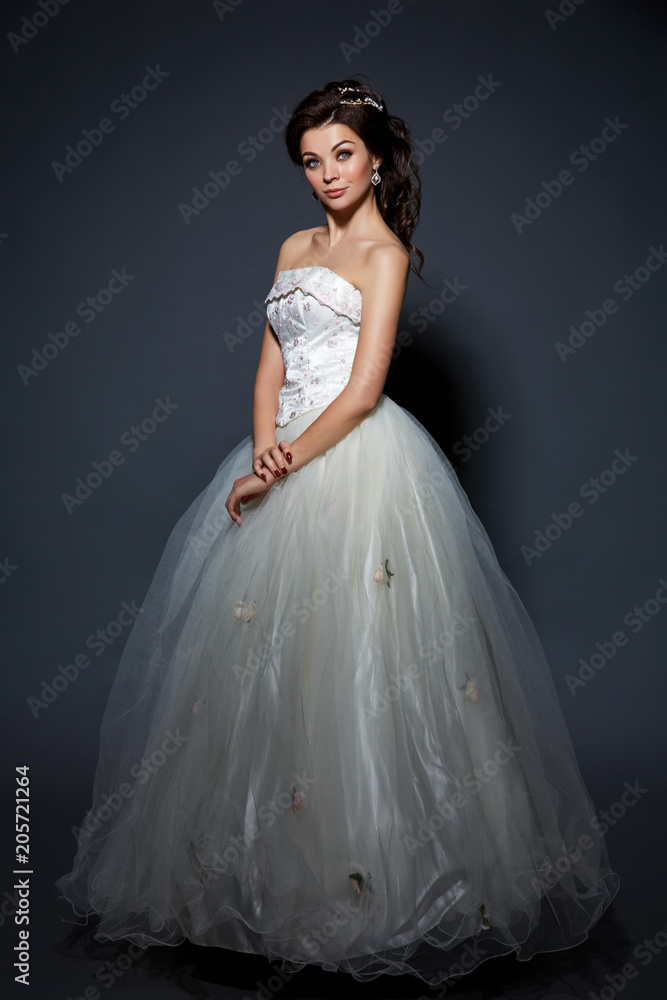 beautiful bride in wedding gown beautiful bride in wedding gown