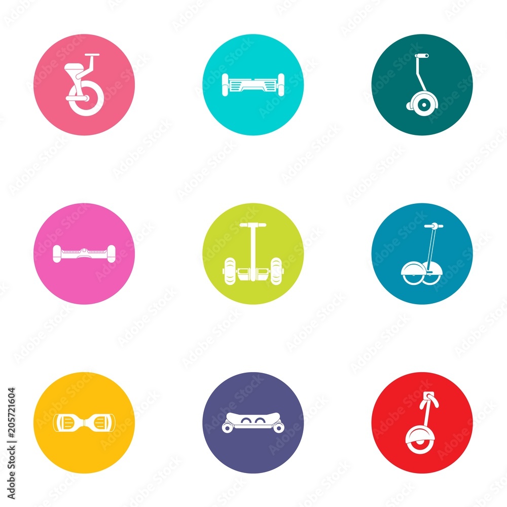 Urban transport icons set. Flat set of 9 urban transport vector icons for web isolated on white background Urban transport icons set. Flat set of 9 urban transport vector icons for web isolated on white background