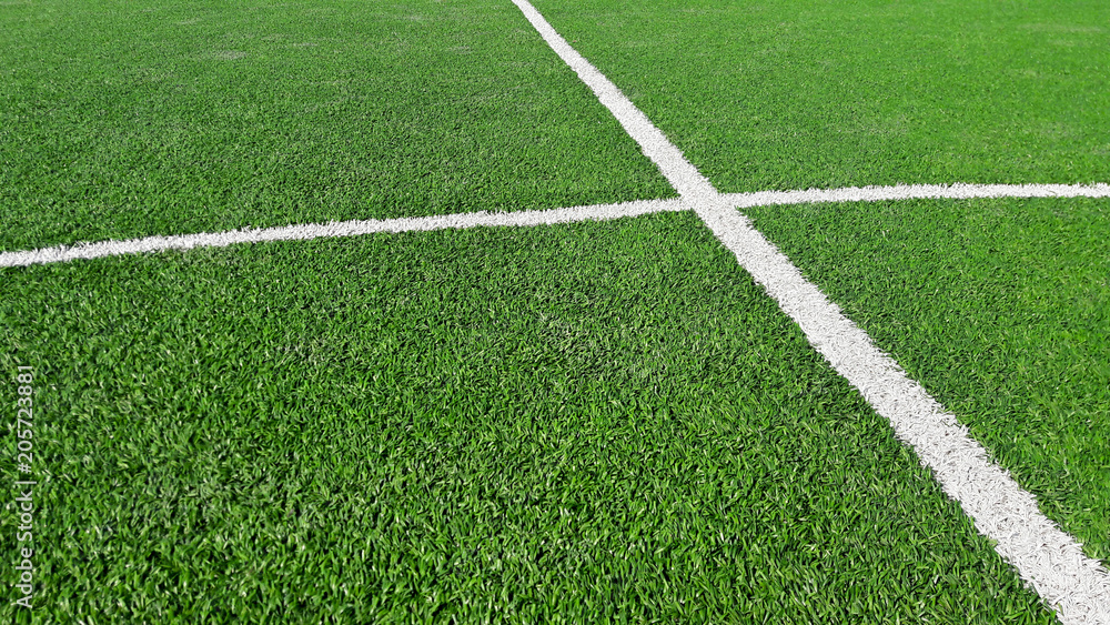Green grass field, soccer field