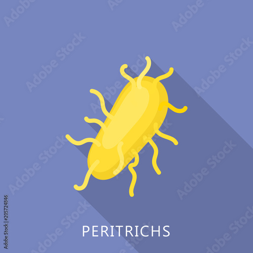Peritrichs icon. Flat illustration of peritrichs vector icon for web design © ylivdesign