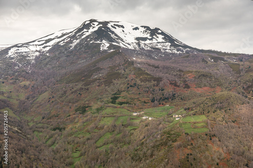 Valley of Leitariegos, in Asturias (Spain), at the beginning of spring