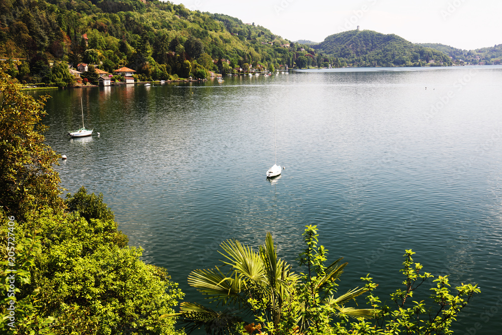 Orta San Giulio, famous resort on the eastern shore of Orta Lake, Italy, Europe