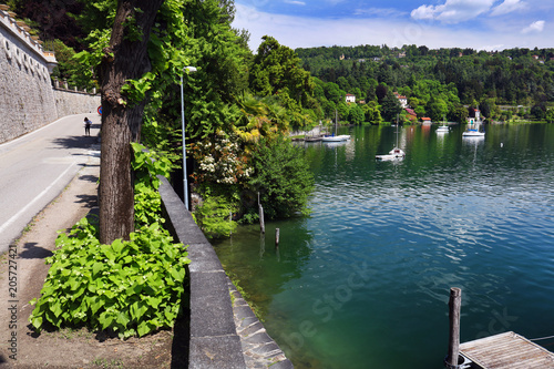 Orta San Giulio, famous resort on the western shore of Orta Lake, Italy, Europe