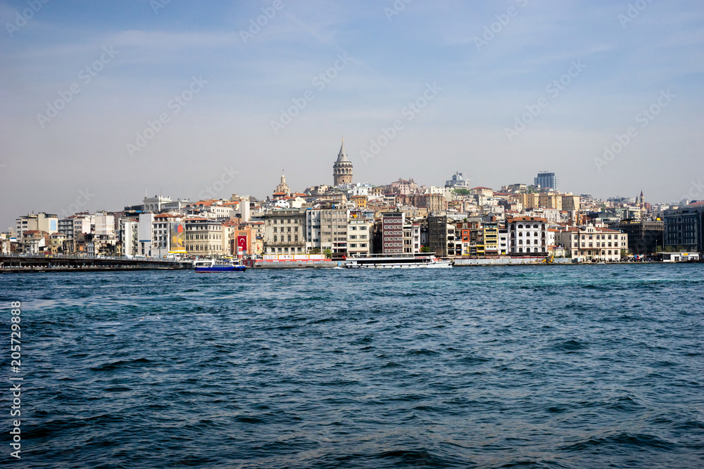Istanbul in the daytime - Galata, Turkey.