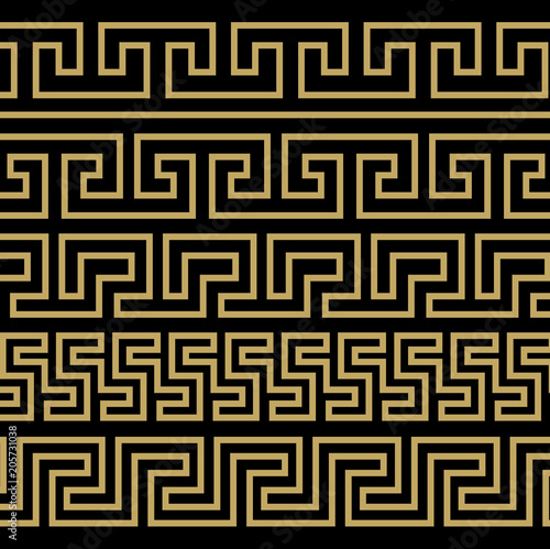 Greek ornament. Patterns in antique style.