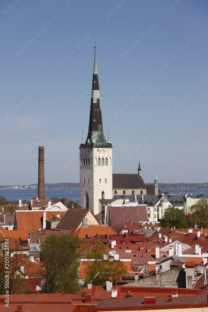 Église Saint-Olaf à Tallinn, Estonie