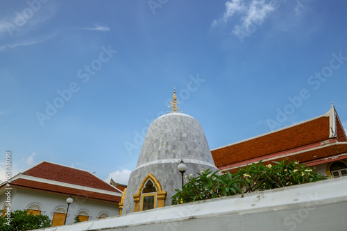 It was built in the reign of King Rama IV and has a distinctive Thai-style architecture Wat Somanas Rajavaravihara Bangkok 19 May, 2018 photo