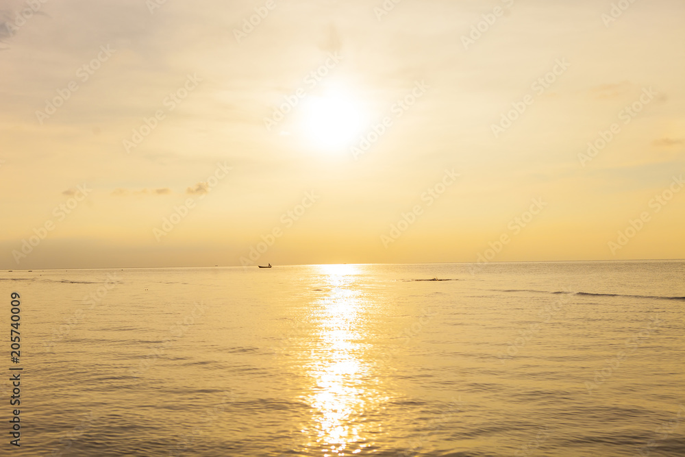 Sunrise on the sea, Son island, Kien Giang, Vietnam. View from Son island Sunrise on the sea, Son island, Kien Giang, Vietnam. View from Son island