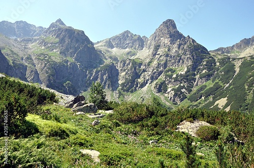 panoramic view, mountains High Tatras,Slovakia