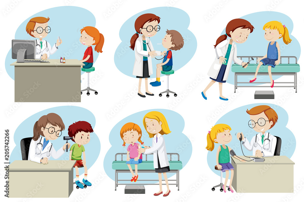 A Set of Doctor Medical Care A Set of Doctor Medical Care