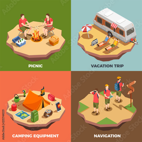 Vacation Trips Design Concept