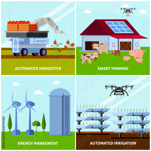 Smart Farming Orthogonal Design Concept
