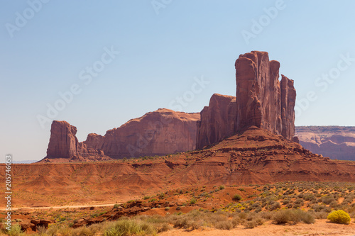 View on red rock formation in Navajo Tribal Park. © Tomasz Wozniak