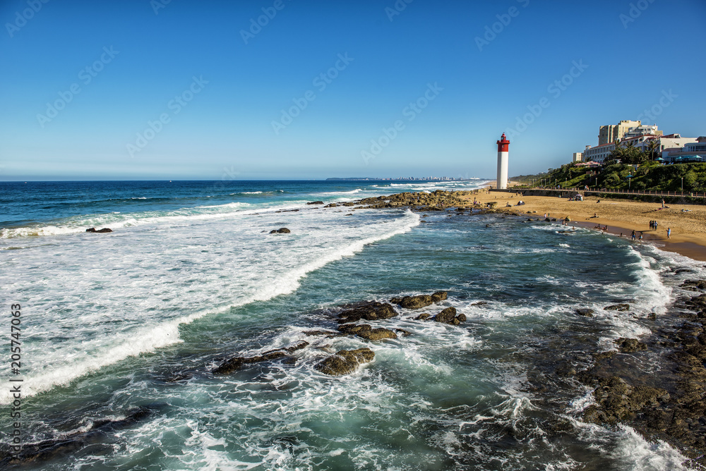 Fototapeta premium Durban Lighthouse Coastal View