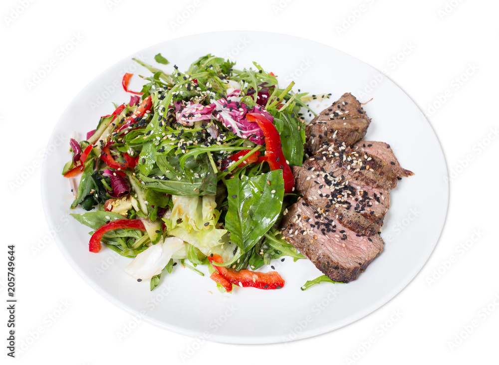 Grilled thai beef salad. Grilled thai beef salad.