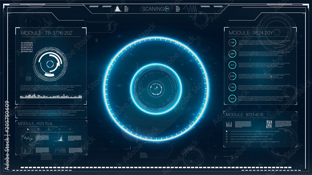 Business template with hud for concept design. Digital radar screen. Hud ui. Business template with hud for concept design. Digital radar screen. Hud ui.