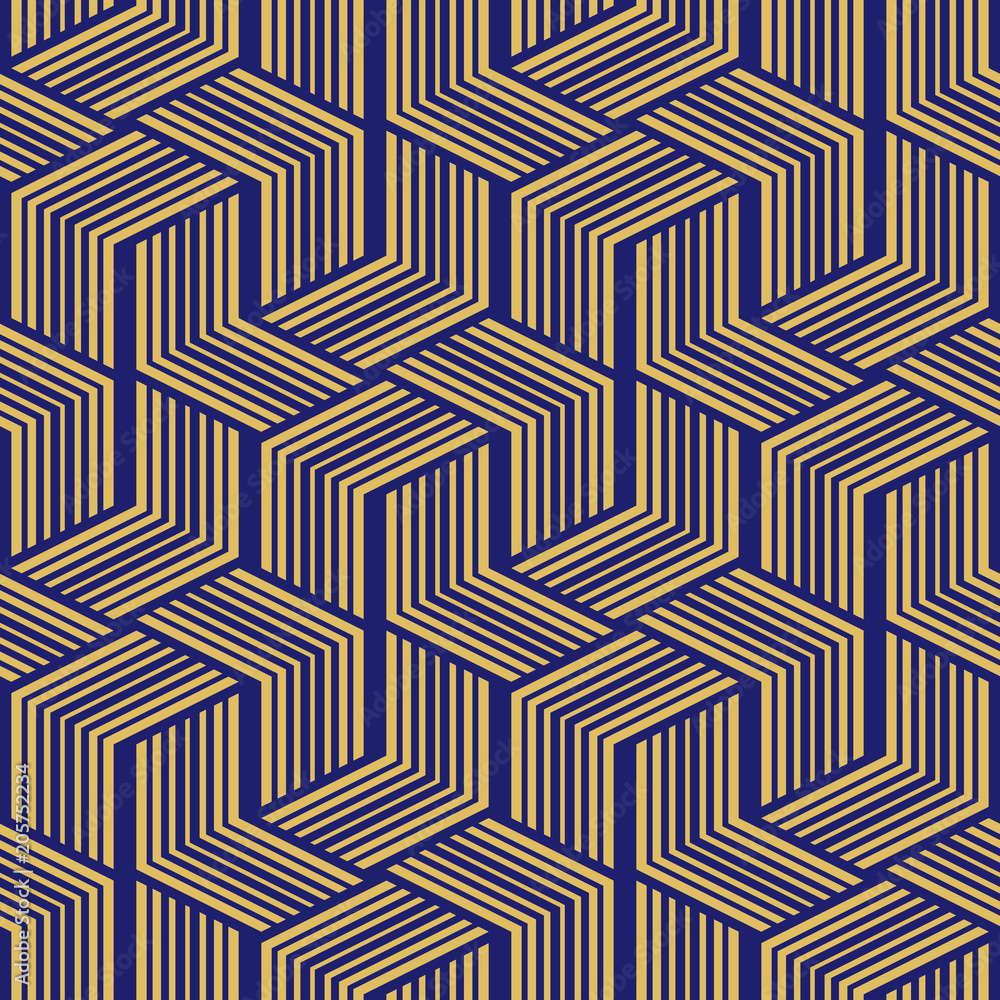 Seamless pattern for textiles and packaging. Abstract geometric pattern.