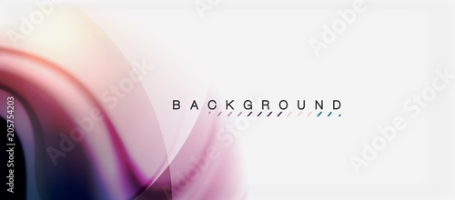 Swirl fluid flowing colors motion effect, holographic abstract background