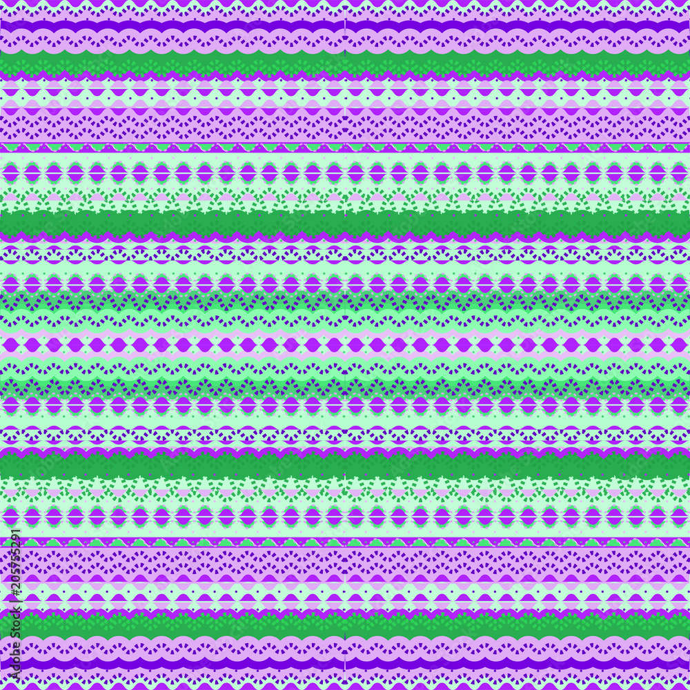 Seamless pattern of horizontal ethnic ribbons. Style Boho or Scandinavian style. Vector pattern for the design of textiles, packaging, posters. Seamless pattern of horizontal ethnic ribbons. Style Boho or Scandinavian style. Vector pattern for the design of textiles, packaging, posters.