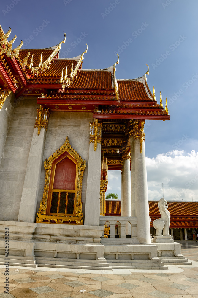Wat Benchamabophit (The Marble Temple)Often referred to as the “marble temple” in guidebooks, this architectural gem features a magnificent Buddha image, which is a copy of the highly revered Phra Bud