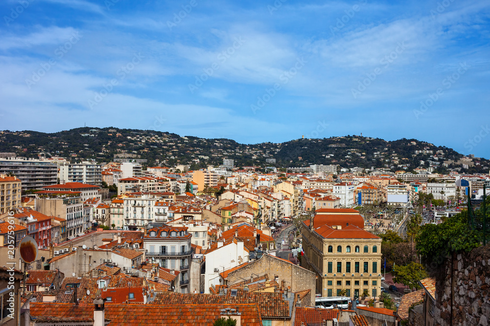 City of Cannes Cityscape in France