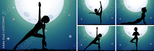 A Set of Midnight Yoga