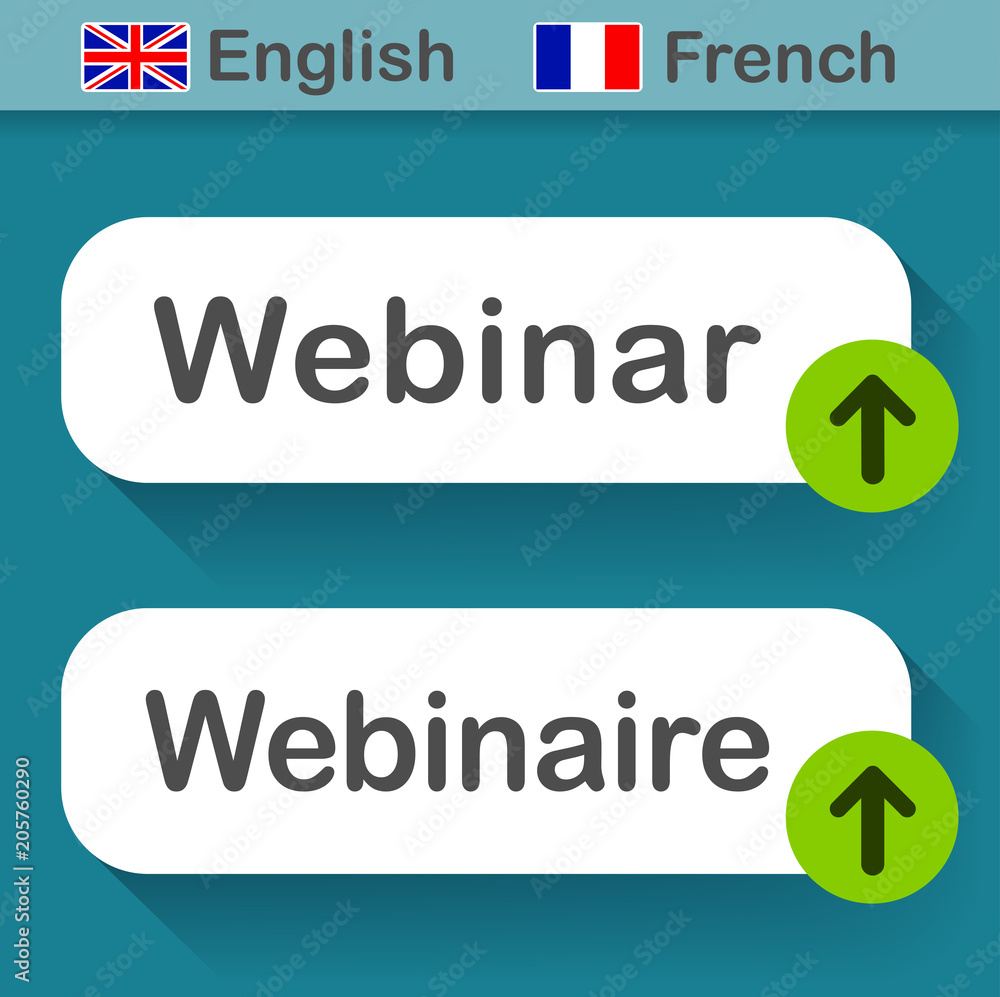 webinar button with french translation webinar button with french translation