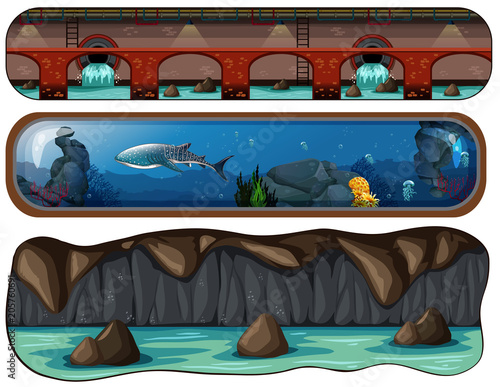 A Set of Underground Scene