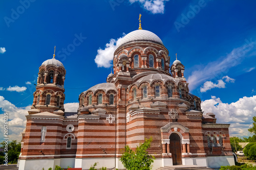 Exterior view to Church of the Holy Trinity in Shurovo, Kolomna, Moscow region, Russia photo