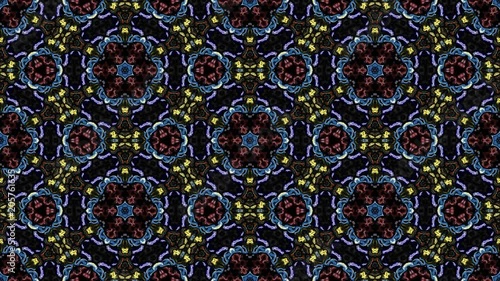 Kaleidoscopic vj seamless loop