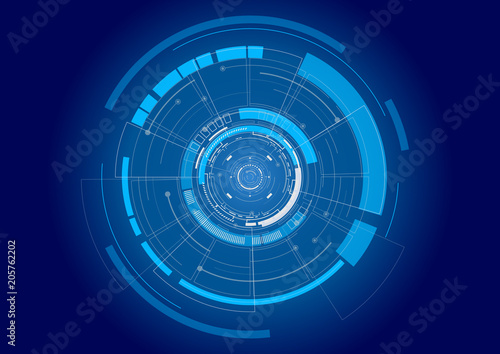 technology graphic display