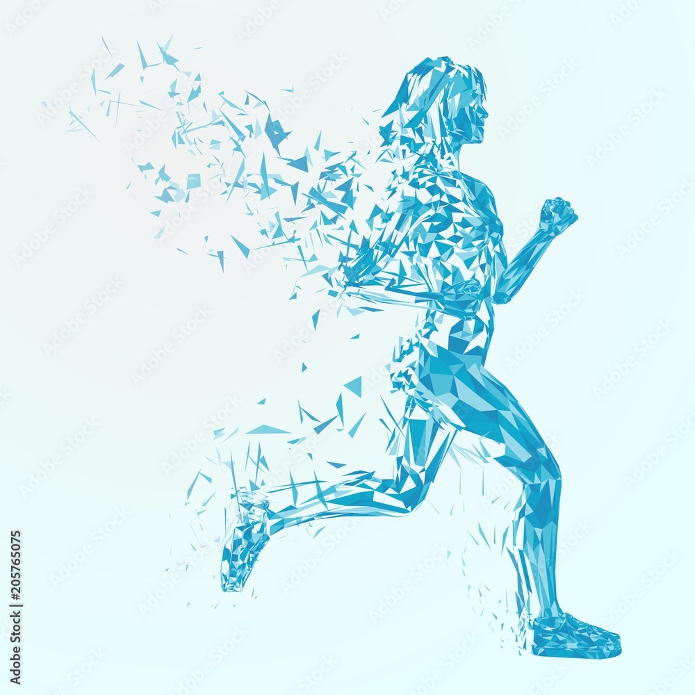 Obraz premium Abstract fitness background.