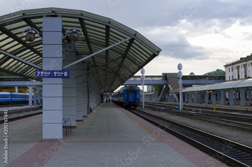 railway station and trains