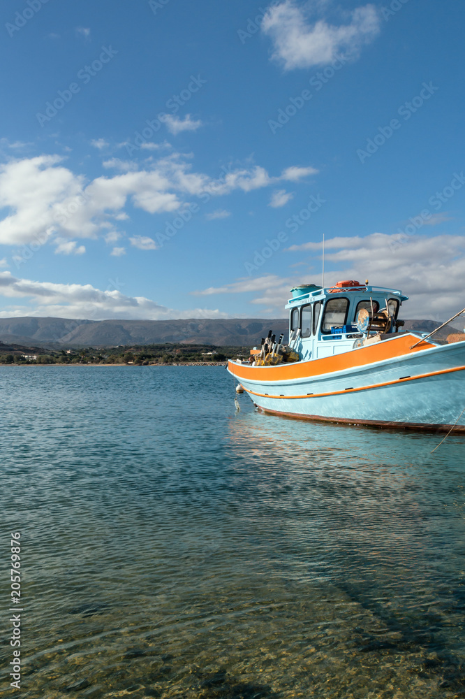 Wooden fish boat