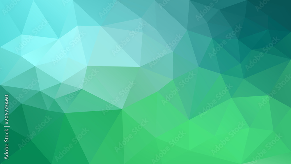 vector abstract irregular polygonal background - triangle low poly pattern - pastel spring green blue cyan color vector abstract irregular polygonal background - triangle low poly pattern - pastel spring green blue cyan color