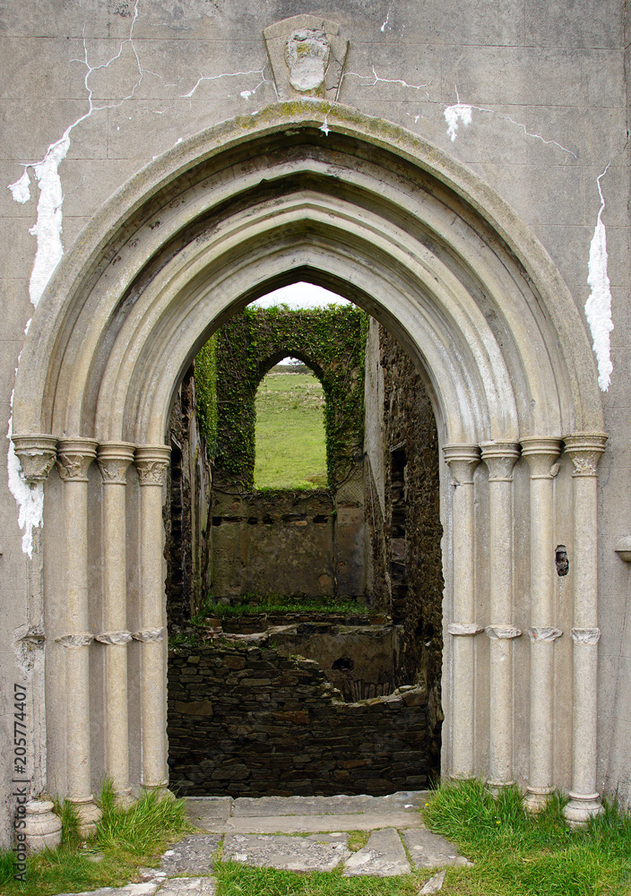 Clifden Castle Entrance
