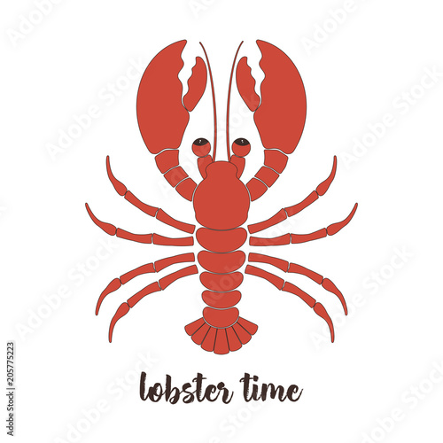 card with lobster