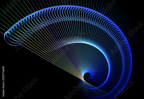 abstract fractal spiral pattern © Caryll