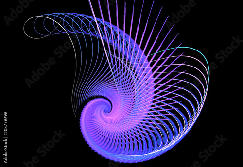 abstract fractal spiral pattern